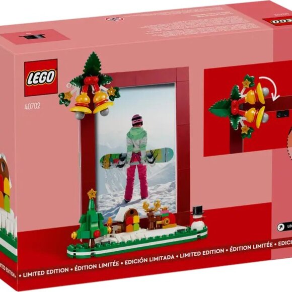 NWT Sealed Box Lego Christmas Picture Frame - Picture 5 of 7